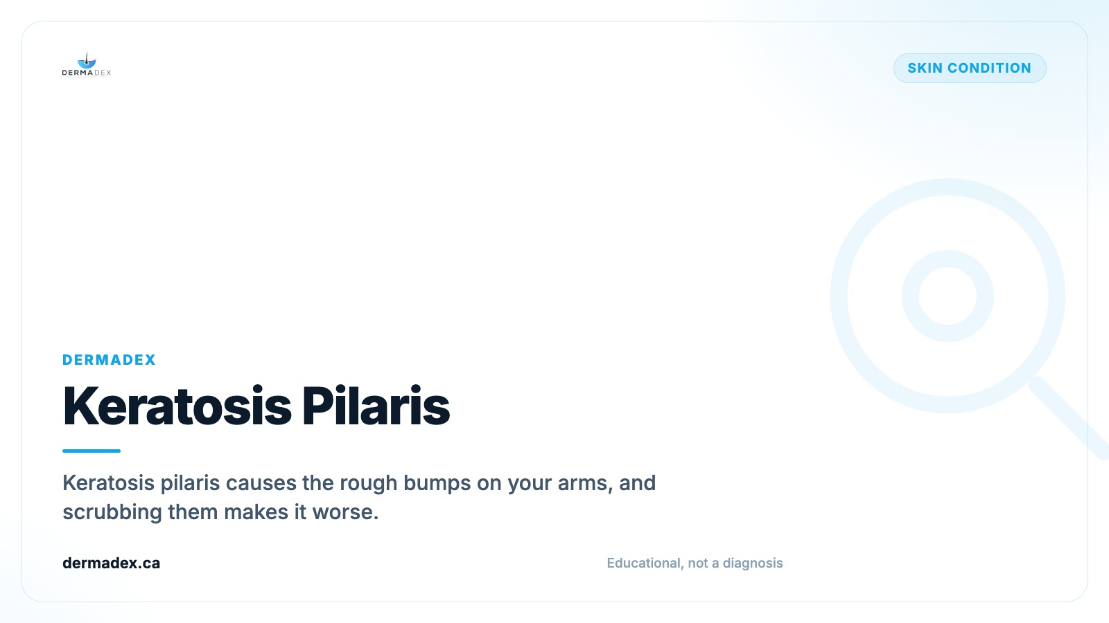 Keratosis Pilaris: Why You Get Chicken Skin and How to Smooth It