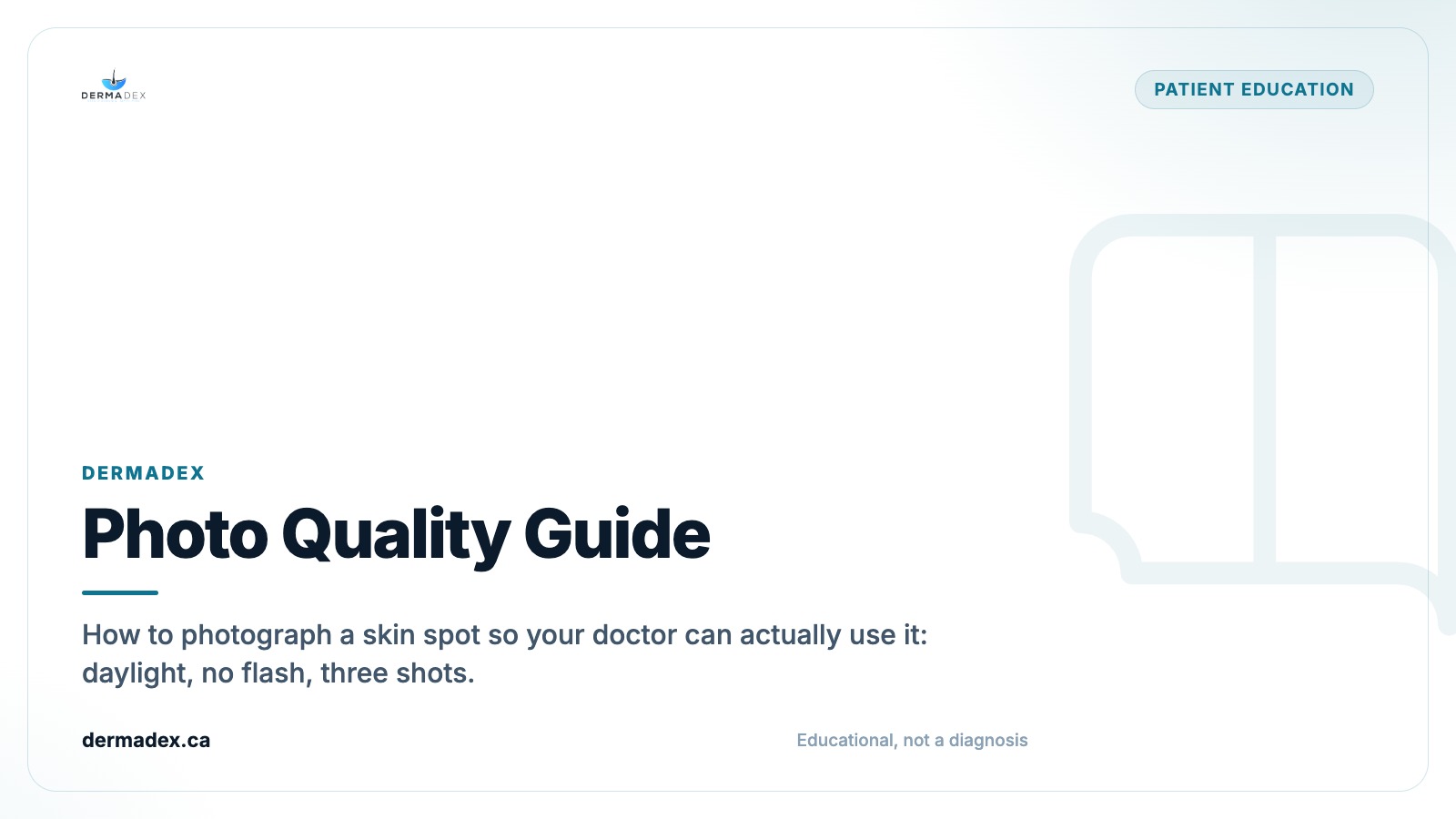 Photo Quality Guide: Take Better Skin Photos at Home